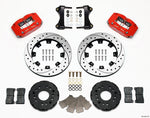 Wilwood Dynapro Radial Front Kit 12.19in Drilled Red 95-99 Mitsubishi Eclipse (*Line Kit Needed*)