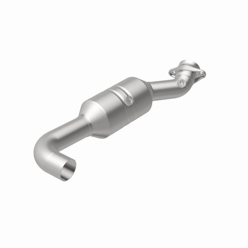 MagnaFlow 52296 oem grade direct-fit catalytic converter, rear view of the turntable spin
