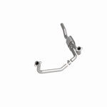 MagnaFlow 4451296 carb direct-fit catalytic converter, opposite side view of the turntable spin