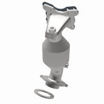 MagnaFlow 5531441 carb manifold converter, opposite rear three-quarter view of the turntable spin