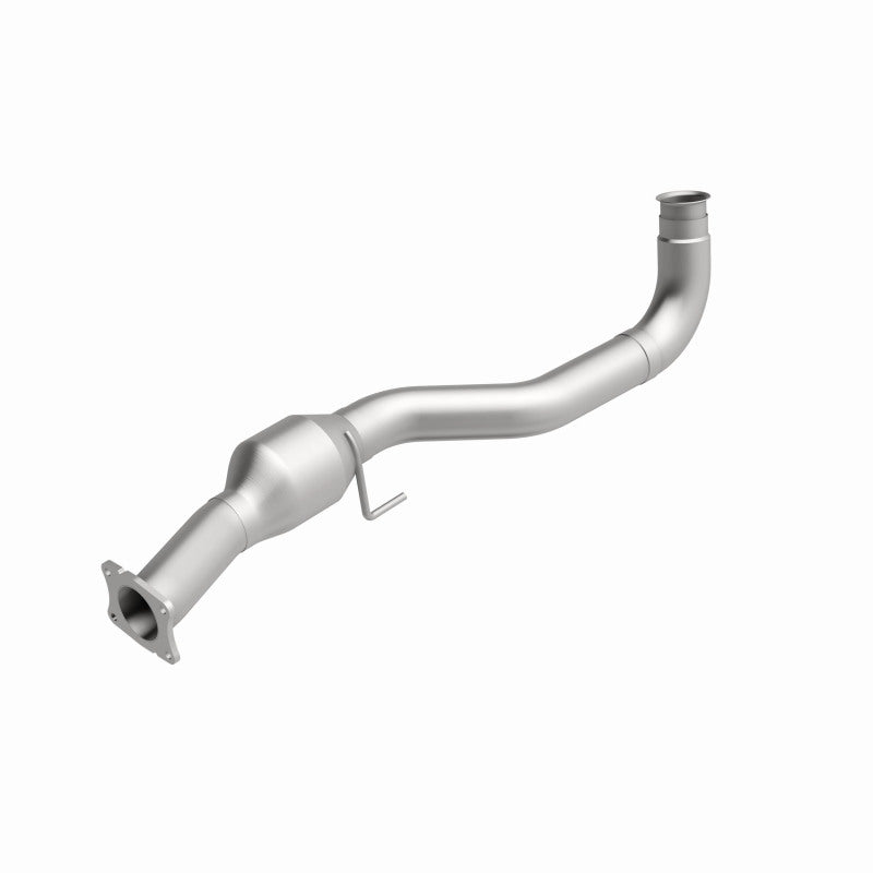 MagnaFlow 60501 hm grade direct-fit catalytic converter, rear view of the turntable spin