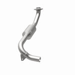 MagnaFlow 52507 oem grade direct-fit catalytic converter, opposite rear three-quarter view of the turntable spin