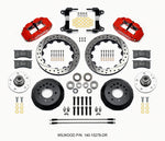 Wilwood Narrow Superlite 6R Front Hub Kit 12.88in Drill Red 82-92 Camaro//Firebird