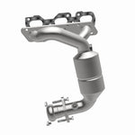 MagnaFlow 51370 oem grade manifold converter, opposite side view of the turntable spin