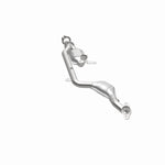 MagnaFlow 441122 carb direct-fit catalytic converter, opposite side view of the turntable spin
