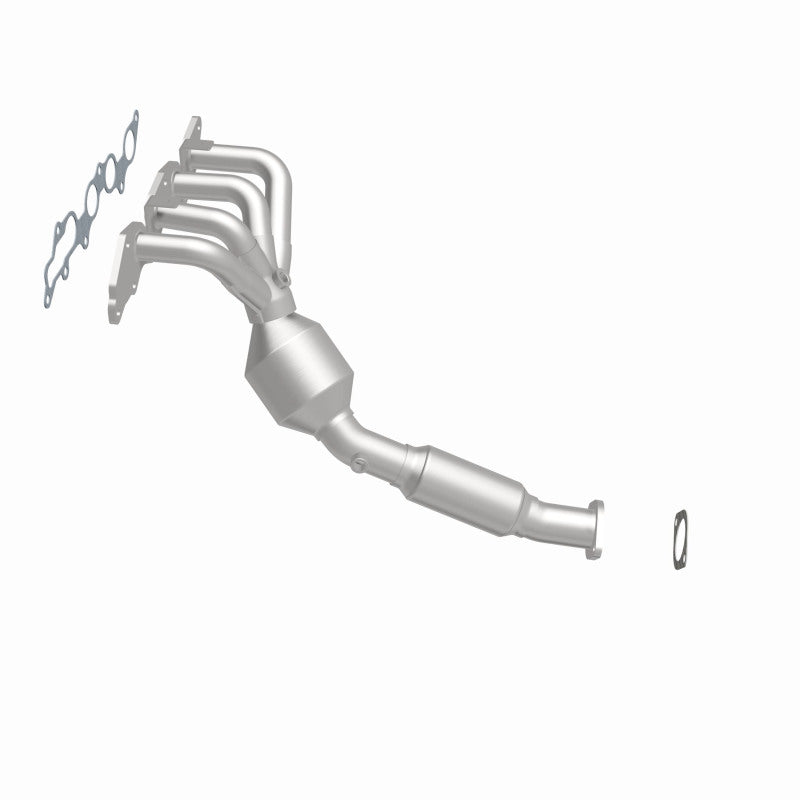 MagnaFlow 50391 hm grade manifold converter, side view of the turntable spin