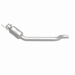 MagnaFlow 52003 oem grade direct-fit catalytic converter, side view of the turntable spin