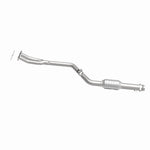 MagnaFlow 23098 hm grade direct-fit catalytic converter, side view of the turntable spin
