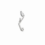 MagnaFlow 23551 epa direct-fit catalytic converter, opposite side view of the turntable spin