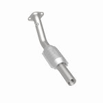 MagnaFlow 49961 oem grade direct-fit catalytic converter, rear three-quarter view of the turntable spin