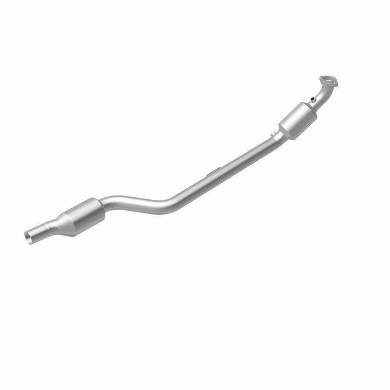 MagnaFlow 49806 oem grade direct-fit catalytic converter, rear view of the turntable spin