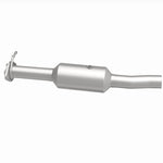MagnaFlow 280434 oem grade direct-fit catalytic converter, side view of the turntable spin