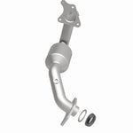 MagnaFlow 52439 oem grade direct-fit catalytic converter, side view of the turntable spin