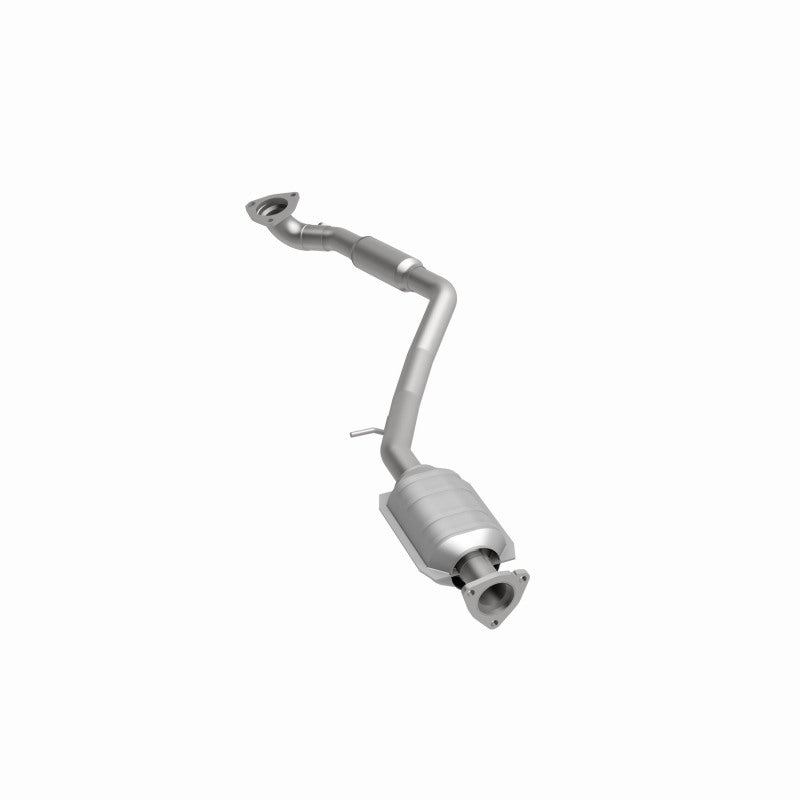 MagnaFlow 49960 oem grade direct-fit catalytic converter, rear three-quarter view of the turntable spin