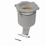 MagnaFlow 49296 oem grade direct-fit catalytic converter, rear view of the turntable spin