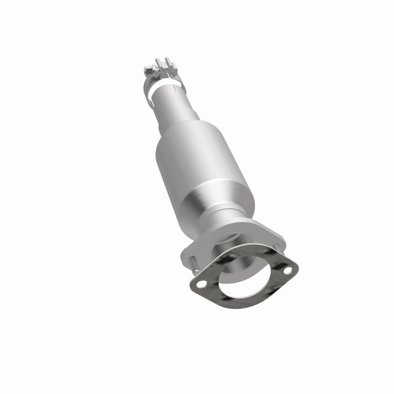 MagnaFlow 5571146 carb direct-fit catalytic converter, opposite side view of the turntable spin