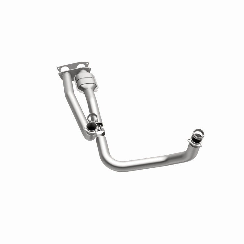 MagnaFlow 93607 hm grade direct-fit catalytic converter, opposite side view of the turntable spin
