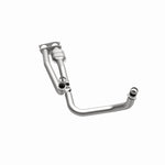 MagnaFlow 93607 hm grade direct-fit catalytic converter, opposite side view of the turntable spin