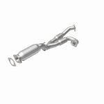 MagnaFlow 93361 hm grade direct-fit catalytic converter, rear view of the turntable spin