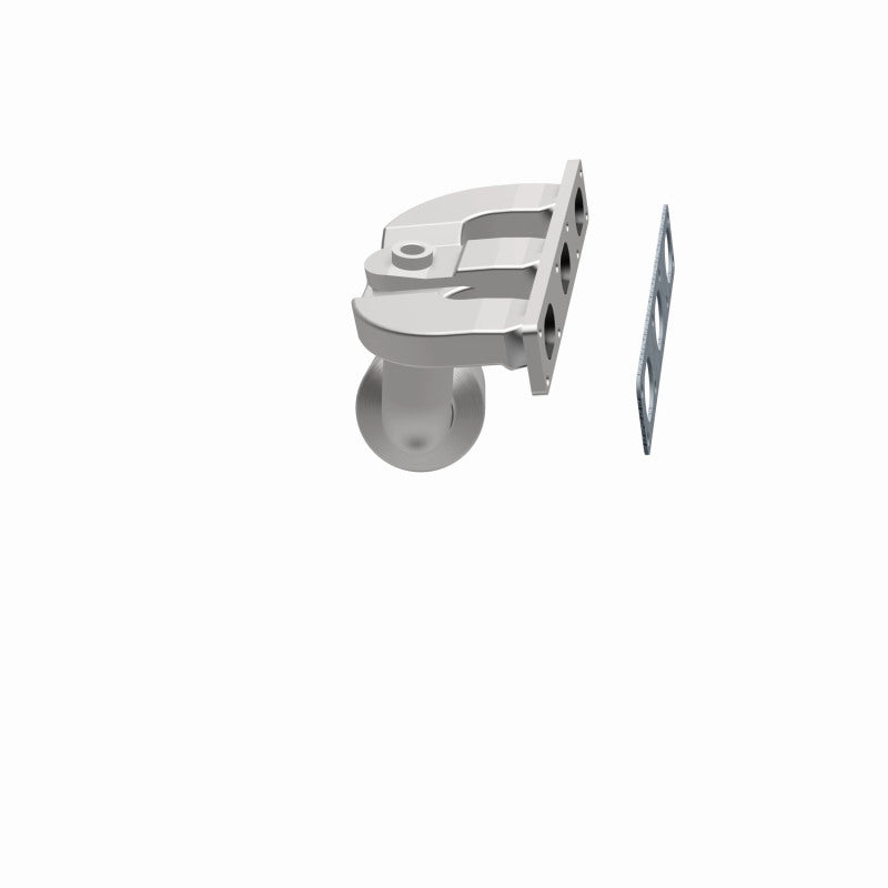 MagnaFlow 452297 carb manifold converter, opposite side view of the turntable spin