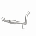 MagnaFlow 5491210 carb direct-fit catalytic converter, side view of the turntable spin