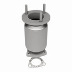 MagnaFlow 50601 epa direct-fit catalytic converter, rear three-quarter view of the turntable spin