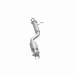 MagnaFlow 5461150 carb direct-fit catalytic converter, opposite side view of the turntable spin