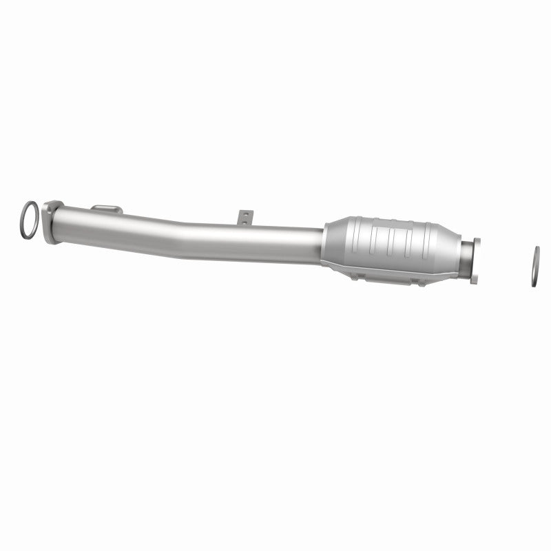 MagnaFlow 93134 hm grade direct-fit catalytic converter, side view of the turntable spin