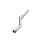 MagnaFlow 49785 oem grade direct-fit catalytic converter, opposite front three-quarter view of the turntable spin