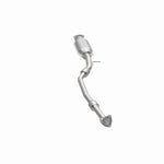 MagnaFlow 93331 hm grade direct-fit catalytic converter, opposite side view of the turntable spin