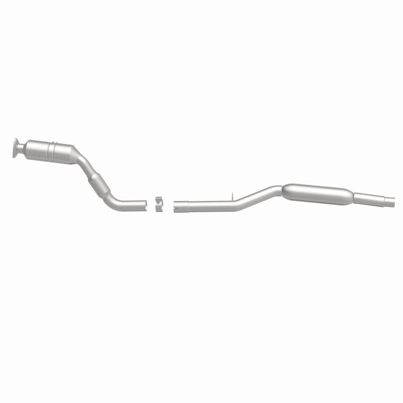 MagnaFlow 4481132 carb direct-fit catalytic converter, side view of the turntable spin