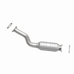 MagnaFlow 51317 oem grade direct-fit catalytic converter, side view of the turntable spin
