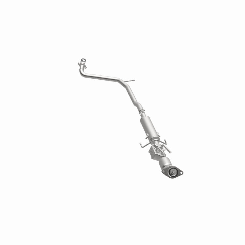 MagnaFlow 280460 oem grade direct-fit catalytic converter, opposite side view of the turntable spin