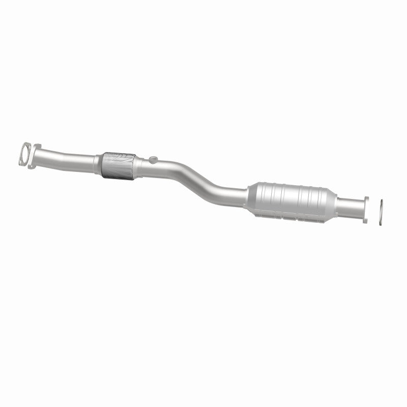 MagnaFlow 49418 oem grade direct-fit catalytic converter, side view of the turntable spin