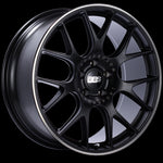 BBS CH-R 20x9 5x120 ET29 Satin Black Polished Rim Protector Wheel -82mm PFS/Clip Required