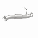 MagnaFlow 52494 oem grade direct-fit catalytic converter, front three-quarter view of the turntable spin
