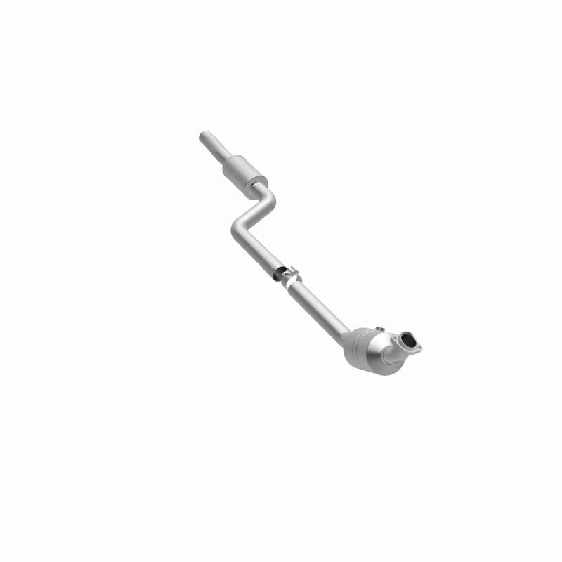 MagnaFlow 5561919 carb direct-fit catalytic converter, opposite side view of the turntable spin