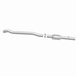 MagnaFlow 23505 hm grade direct-fit catalytic converter, side view of the turntable spin