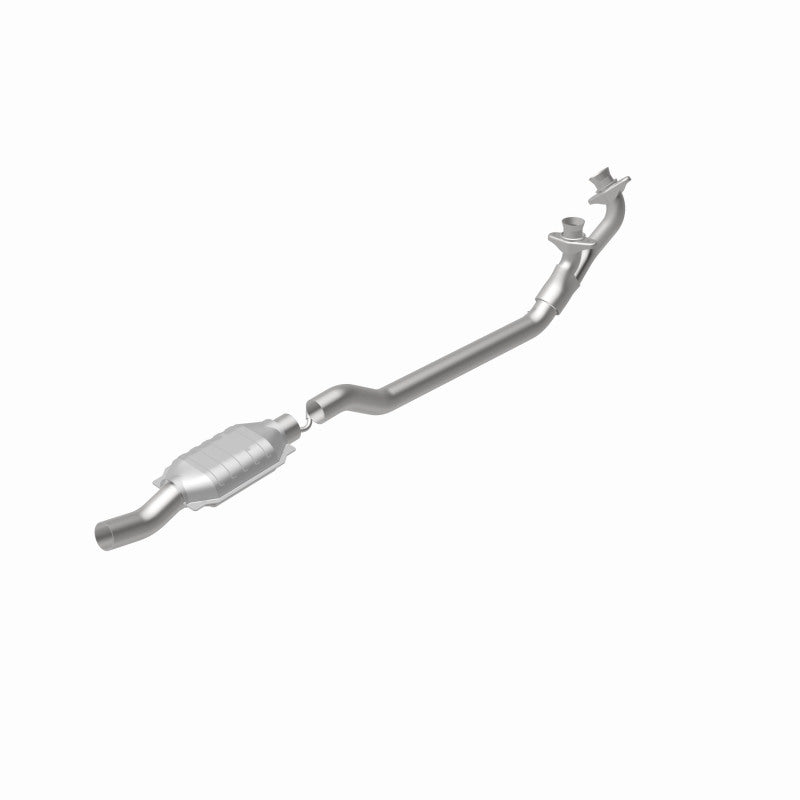 MagnaFlow 93302 epa direct-fit catalytic converter, rear view of the turntable spin