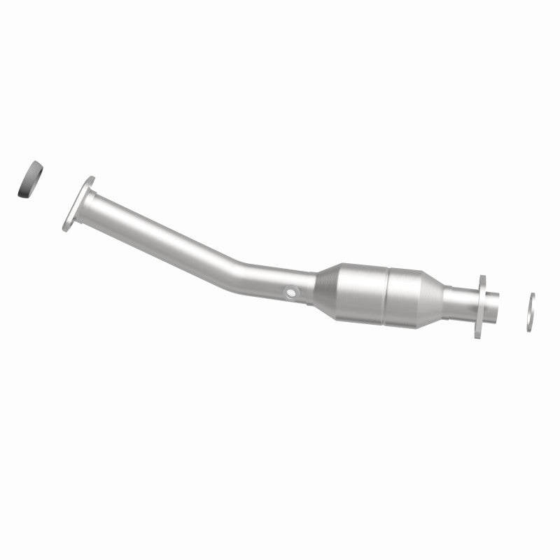 MagnaFlow 52437 oem grade direct-fit catalytic converter, side view of the turntable spin