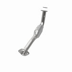 MagnaFlow 24083 hm grade direct-fit catalytic converter, opposite rear three-quarter view of the turntable spin
