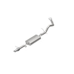 MagnaFlow 16564 street series cat-back exhaust, rear view of the turntable spin