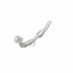 MagnaFlow 23710 hm grade manifold converter, opposite front three-quarter view of the turntable spin