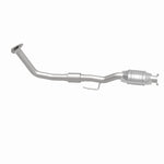 MagnaFlow 441769 carb direct-fit catalytic converter, side view of the turntable spin
