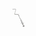 MagnaFlow 52462 oem grade direct-fit catalytic converter, opposite side view of the turntable spin