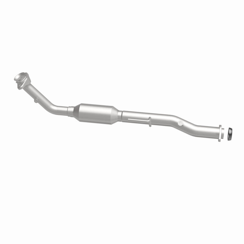 MagnaFlow 3391389 carb direct-fit catalytic converter, side view of the turntable spin