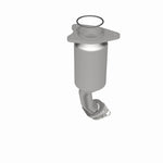 MagnaFlow 23030 hm grade direct-fit catalytic converter, rear three-quarter view of the turntable spin