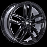 BBS SX 17x7.5 5x114.3 ET42 Crystal Black Wheel -82mm PFS/Clip Required