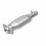 MagnaFlow 93486 epa direct-fit catalytic converter, rear view of the turntable spin