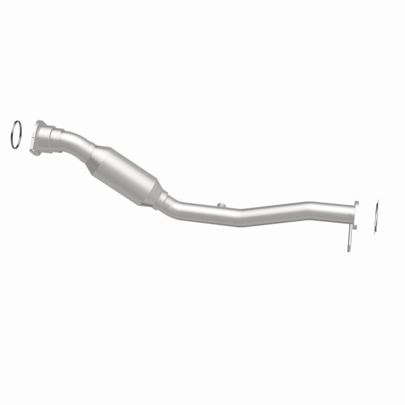 MagnaFlow 49227 oem grade direct-fit catalytic converter, side view of the turntable spin